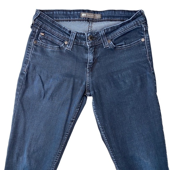 LEVIS DENIM CURE LOW RISE SKINNY DARK WASH JEANS SIZE - Picture 2 of 5